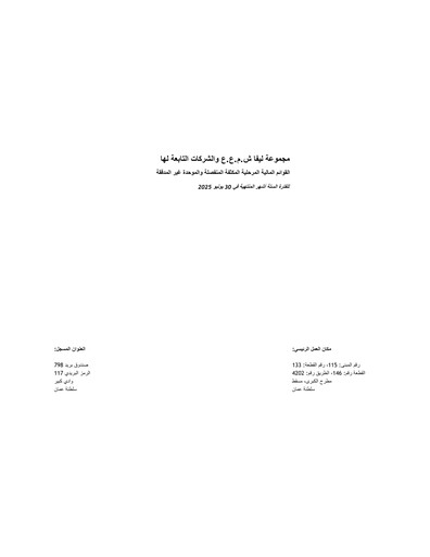 Thumbnail Liva Group Financial Statement 2025-h1