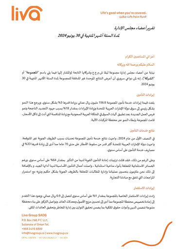 Thumbnail Liva Group Quarterly Report 2024-q1