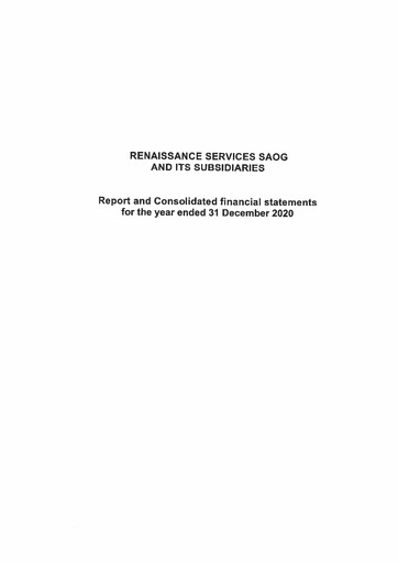 Thumbnail Renaissance Services Financial Statement 2020