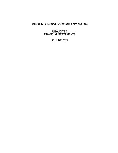 Vorschaubild Phoenix Power Company Finanzmitteilung 2022-h1