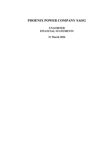 Miniature Phoenix Power Company Bilan financier 2026-q1