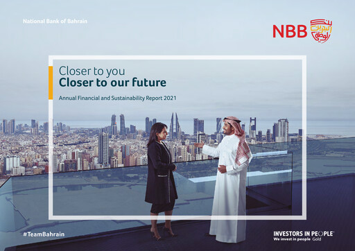 Miniature National Bank of Bahrain Rapport annuel 2021