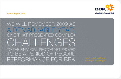 Vorschaubild Bank of Bahrain and Kuwait Jahresbericht 2009