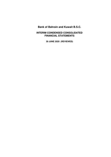 Thumbnail Bank of Bahrain and Kuwait Half-year Report 2020-h1