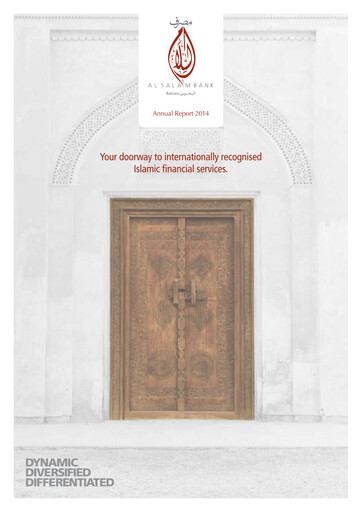 Miniature Al Salam Bank Rapport annuel 2014