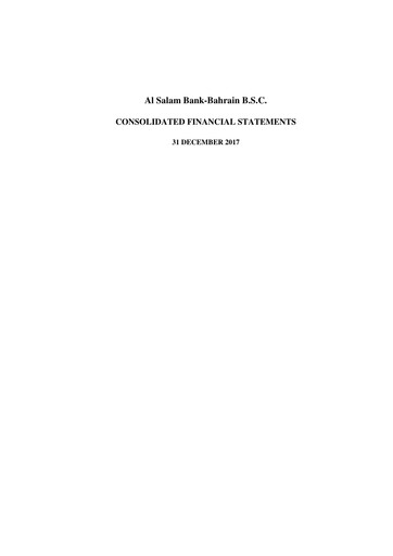 Thumbnail Al Salam Bank Financial Statement 2017