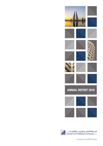 Thumbnail United Gulf Holding Company Annual Report 2019