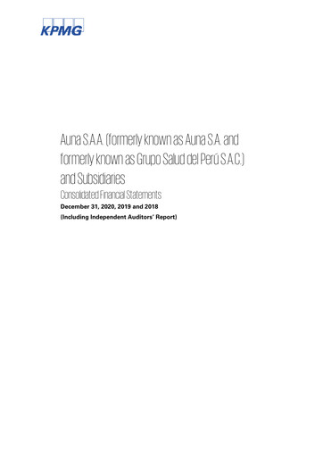 Thumbnail Auna Financial Statement 2020