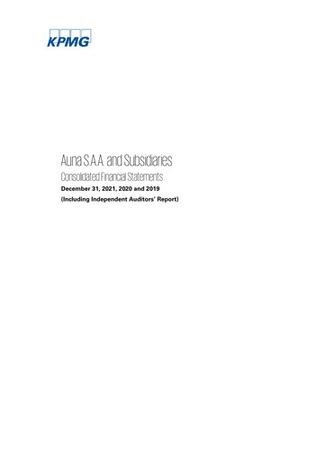 Thumbnail Auna Financial Statement 2021