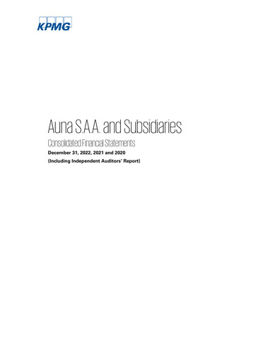Thumbnail Auna Financial Statement 2022
