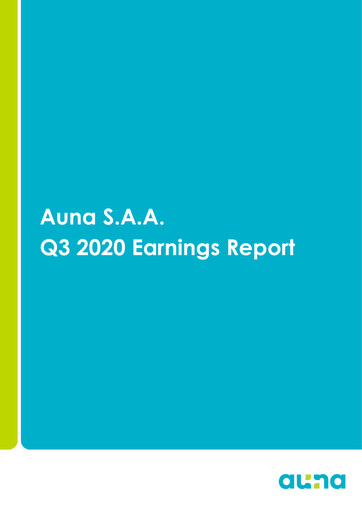Thumbnail Auna SA Quarterly Report 2020-q3