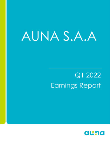 Thumbnail Auna SA Quarterly Report 2022-q1