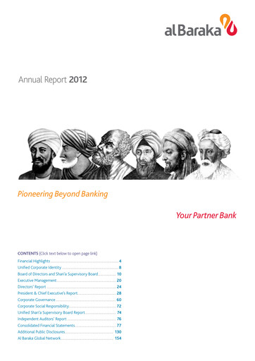 Thumbnail Al Baraka Group Annual Report 2012