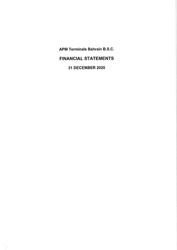 Thumbnail APM Terminals Bahrain Financial Statement 2020