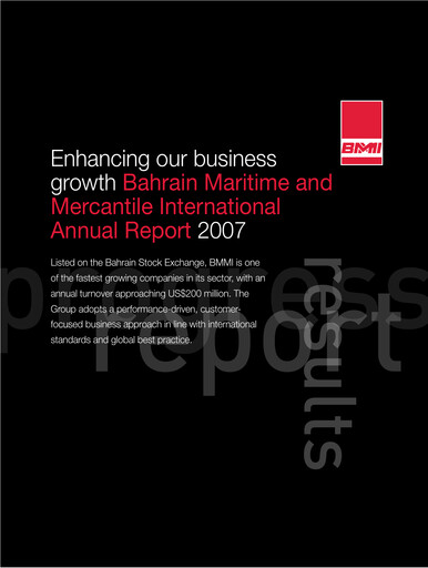 Thumbnail BMMI Group Annual Report 2007