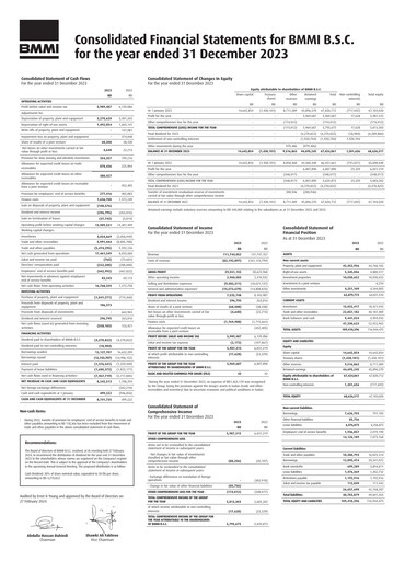 Miniature BMMI Group Bilan financier 2023