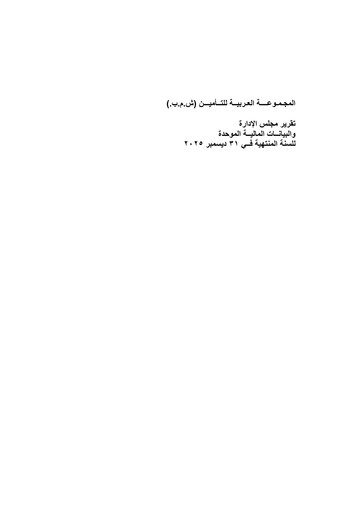 Thumbnail Arab Insurance Group Financial Statement 2025