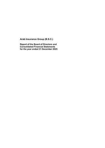 Thumbnail Arab Insurance Group Financial Statement 2025
