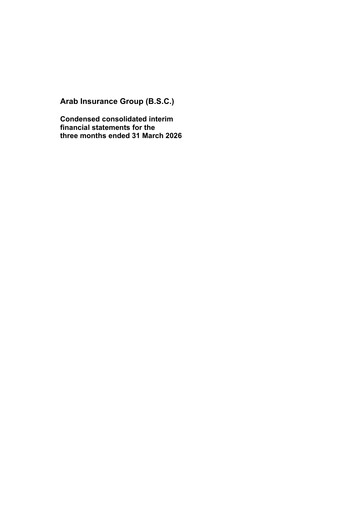 Vorschaubild Arab Insurance Group Quartalsbericht 2026-q1