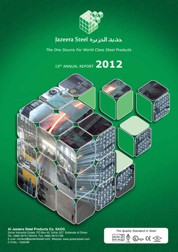 Thumbnail Al Jazeera Steel Products Annual Report 2012