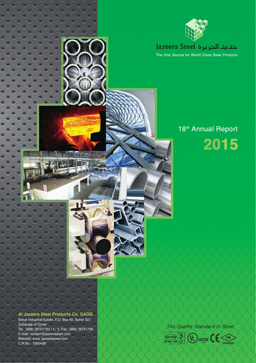 Thumbnail Al Jazeera Steel Products Annual Report 2015