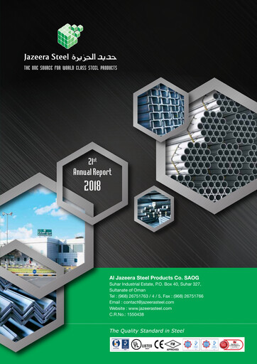 Thumbnail Al Jazeera Steel Products Annual Report 2018