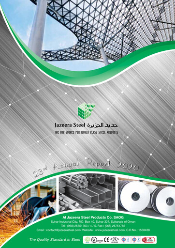 Thumbnail Al Jazeera Steel Products Annual Report 2020