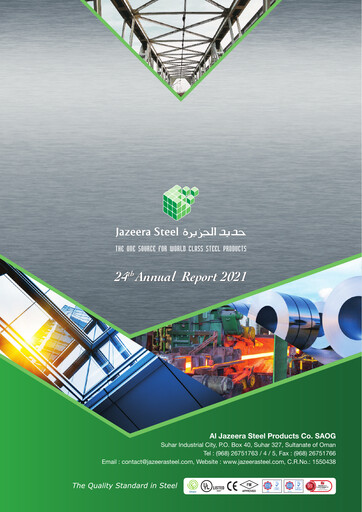 Thumbnail Al Jazeera Steel Products Annual Report 2021