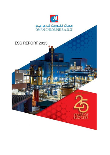 Thumbnail Oman Chlorine ESG Report 2025