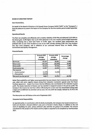 Thumbnail Al Suwadi Power Financial Statement 2017-9m