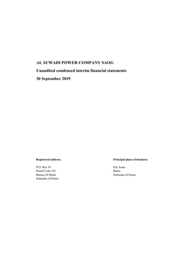 Thumbnail Al Suwadi Power Financial Statement 2019-9m