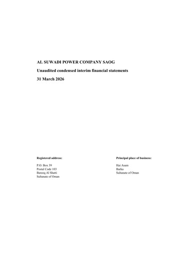 Thumbnail Al Suwadi Power Financial Statement 2026-q1
