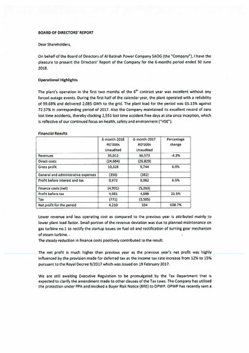 Thumbnail Al Batinah Power Financial Statement 2018-h1