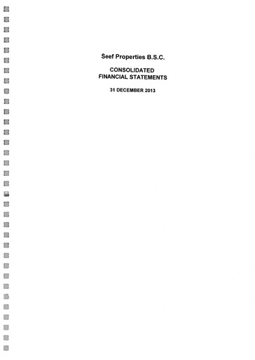 Thumbnail Seef Properties Financial Statement 2013