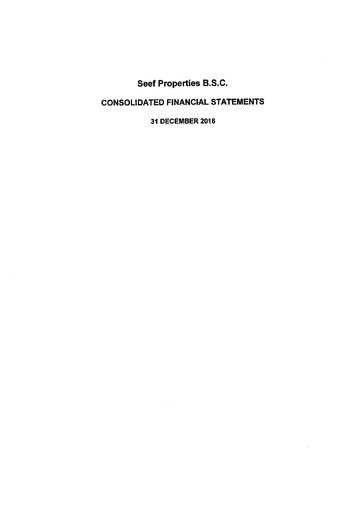 Thumbnail Seef Properties Financial Statement 2016