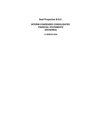 Thumbnail Seef Properties Quarterly Report 2026-q1