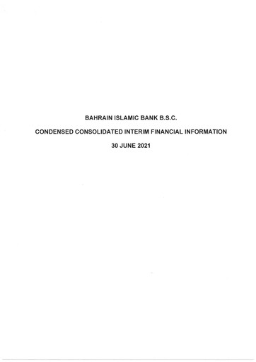 Thumbnail Bahrain Islamic Bank Financial Statement 2021-h1