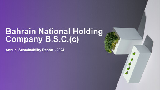 Vorschaubild Bahrain National Holding Nachhaltigkeitsbericht 2024