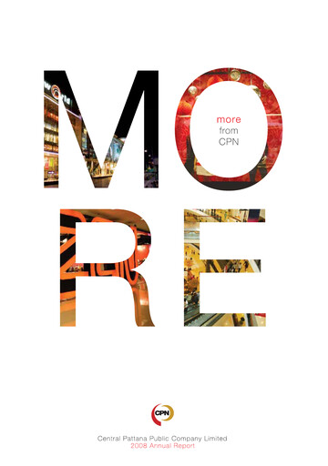 Thumbnail Central Pattana
 Annual Report 2008