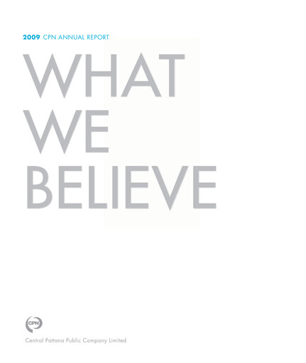 Thumbnail Central Pattana
 Annual Report 2009