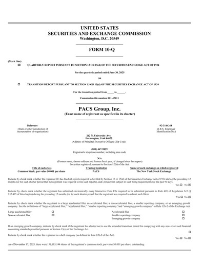 Thumbnail PACS Group Quarterly Report 2025-q2