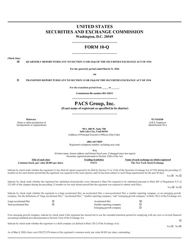Thumbnail PACS Group Quarterly Report 2026-q1