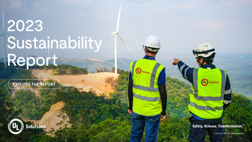 Thumbnail UL Solutions Sustainability Report 2023