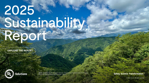 Thumbnail UL Solutions Sustainability Report 2025