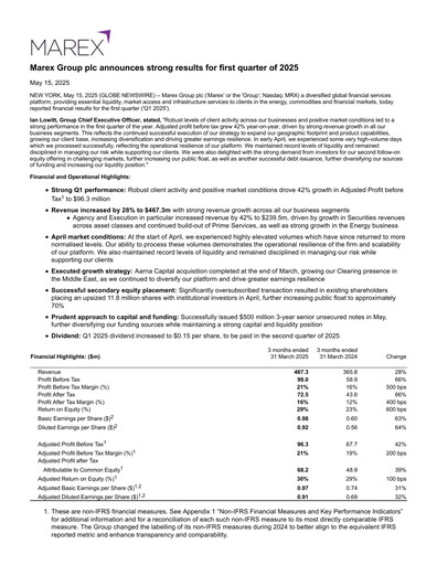 Thumbnail Marex Group Quarterly Report 2025-q1