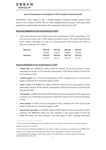 Thumbnail Zeekr Quarterly Report 2025-q2