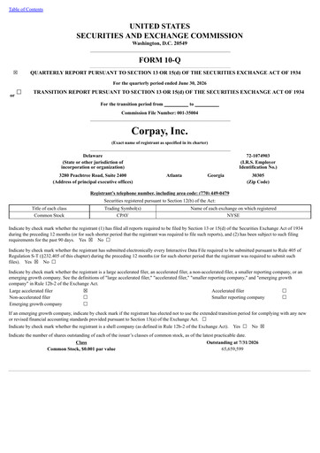 Thumbnail Corpay Quarterly Report 2026-q2