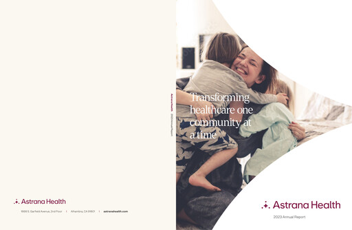 Thumbnail Astrana Health Annual Report 2023