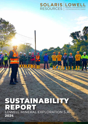 Thumbnail Solaris Resources Sustainability Report 2024