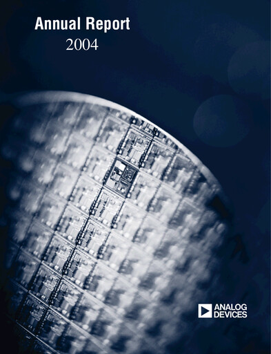 Thumbnail Analog Devices Annual Report 2004